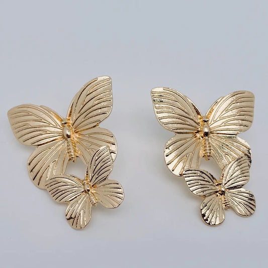 Metallic Butterfly Earrings