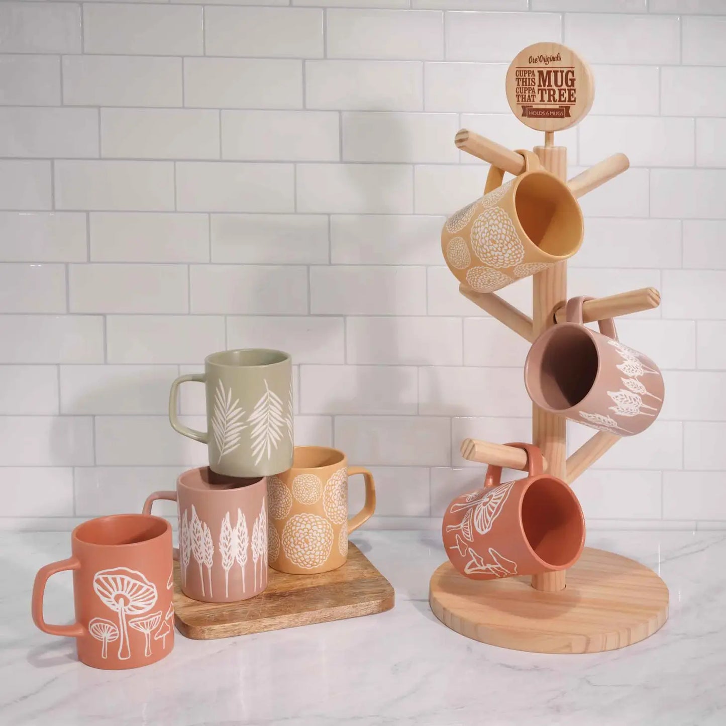 Cuppa Color Mug | Terra Cotta Mushroom