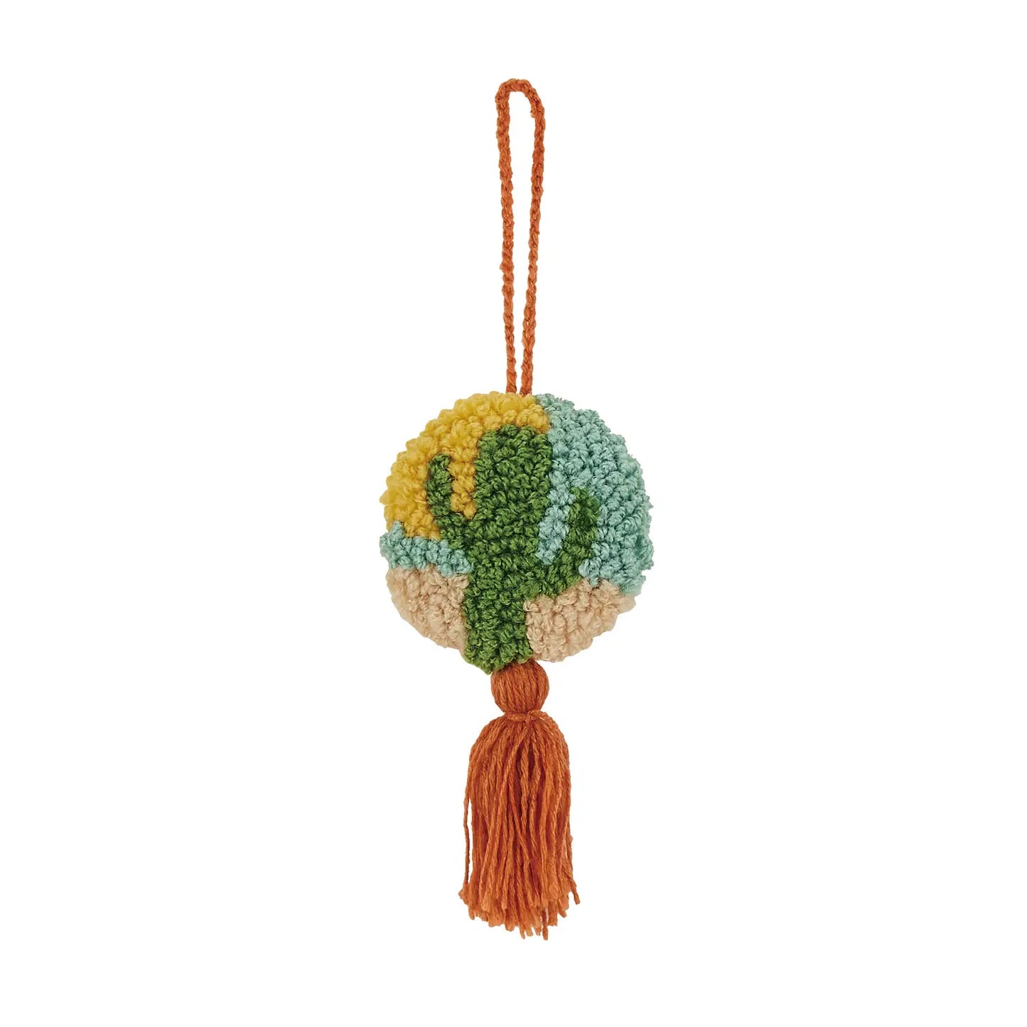 Cactus Hook Tassel Ornament