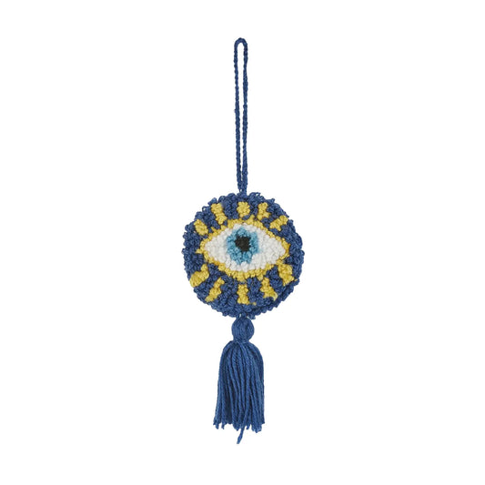 Evil Eye Hook Tassel Ornament.