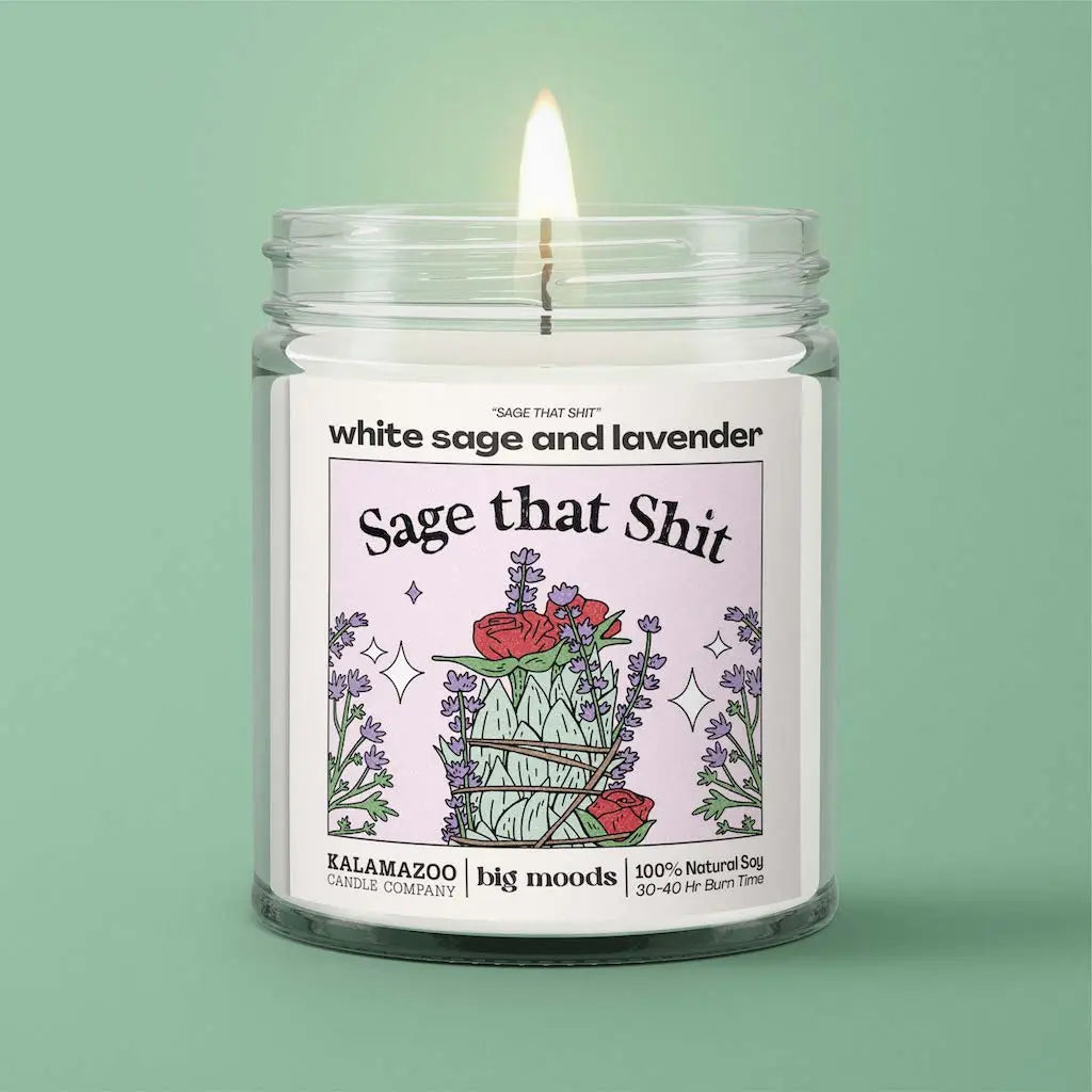 Sage That Shit White Sage & Lavender - Luxury Soy Candle