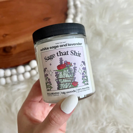 Sage That Shit White Sage & Lavender - Luxury Soy Candle