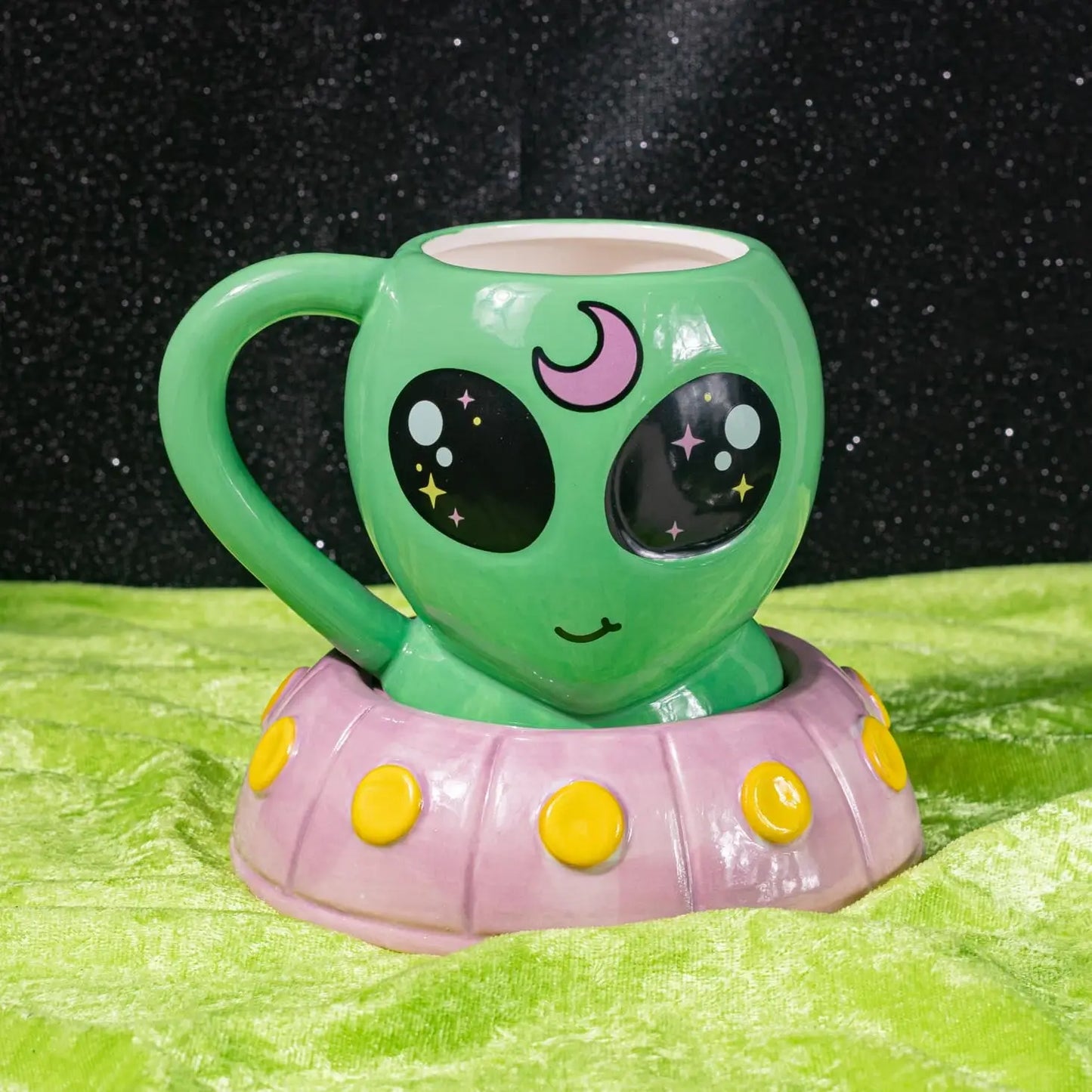 Spacey Alien Mug & Plate