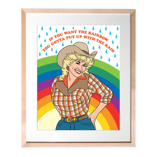 Dolly Rainbow Print 11x14