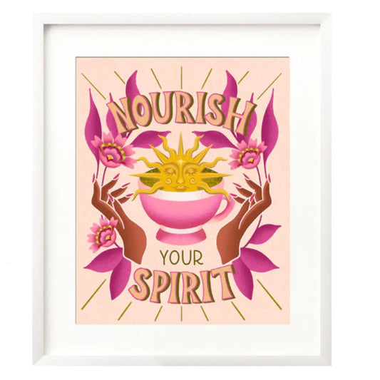 Nourish Your Spirit Art Print - Morning Serenity