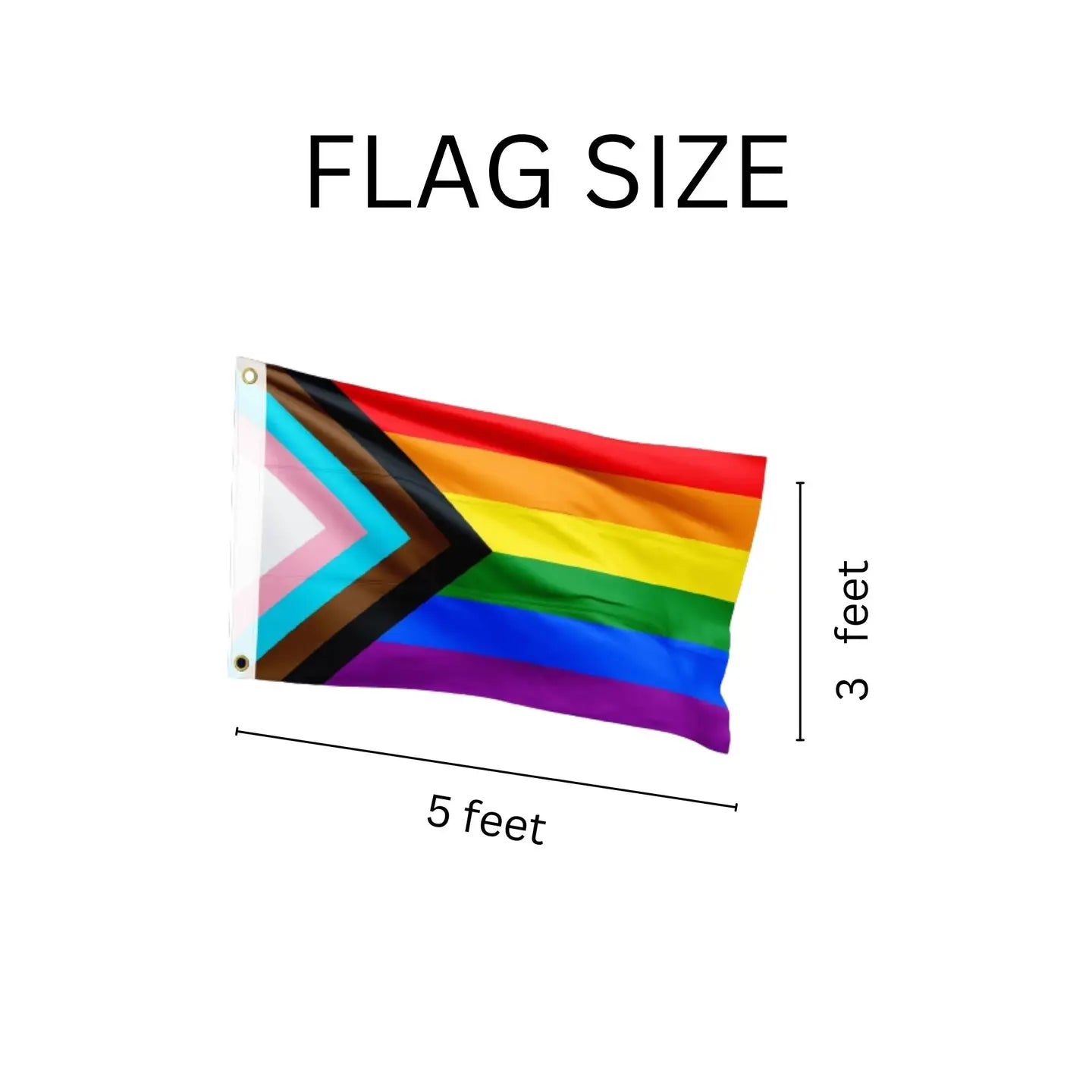 3ft X 5ft Nylon Pride Flag