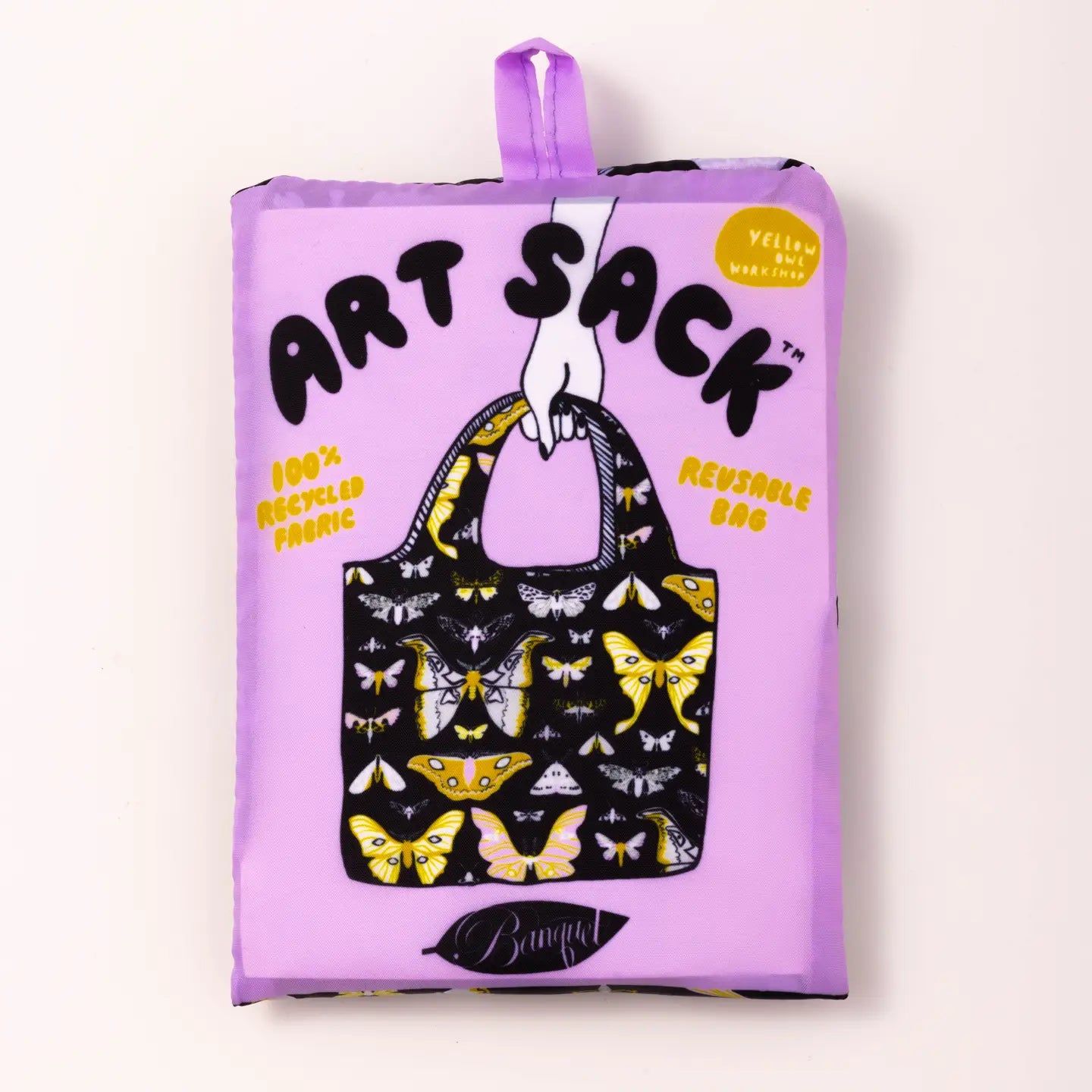 Moths Art Sack By Banquet Workshop - Reusable Tote Bag