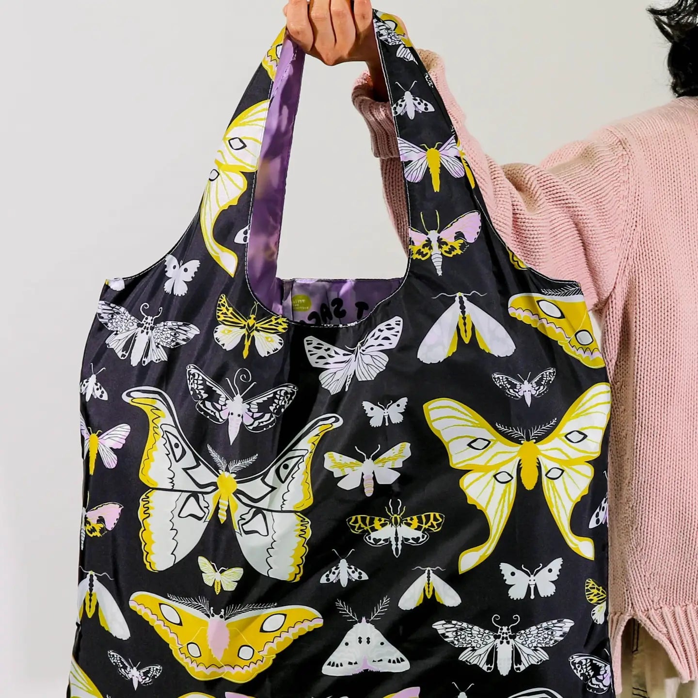 Moths Art Sack By Banquet Workshop - Reusable Tote Bag