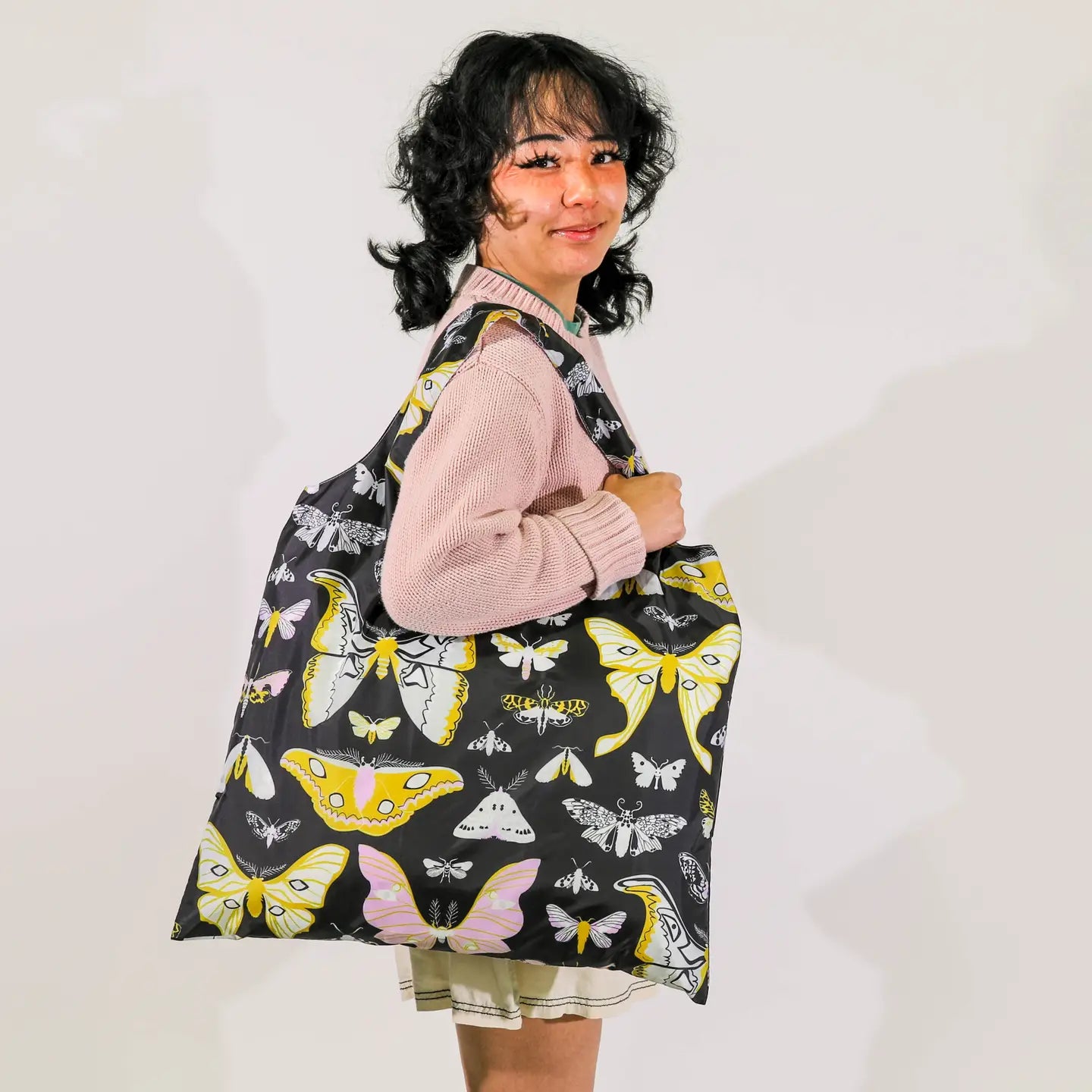 Moths Art Sack By Banquet Workshop - Reusable Tote Bag