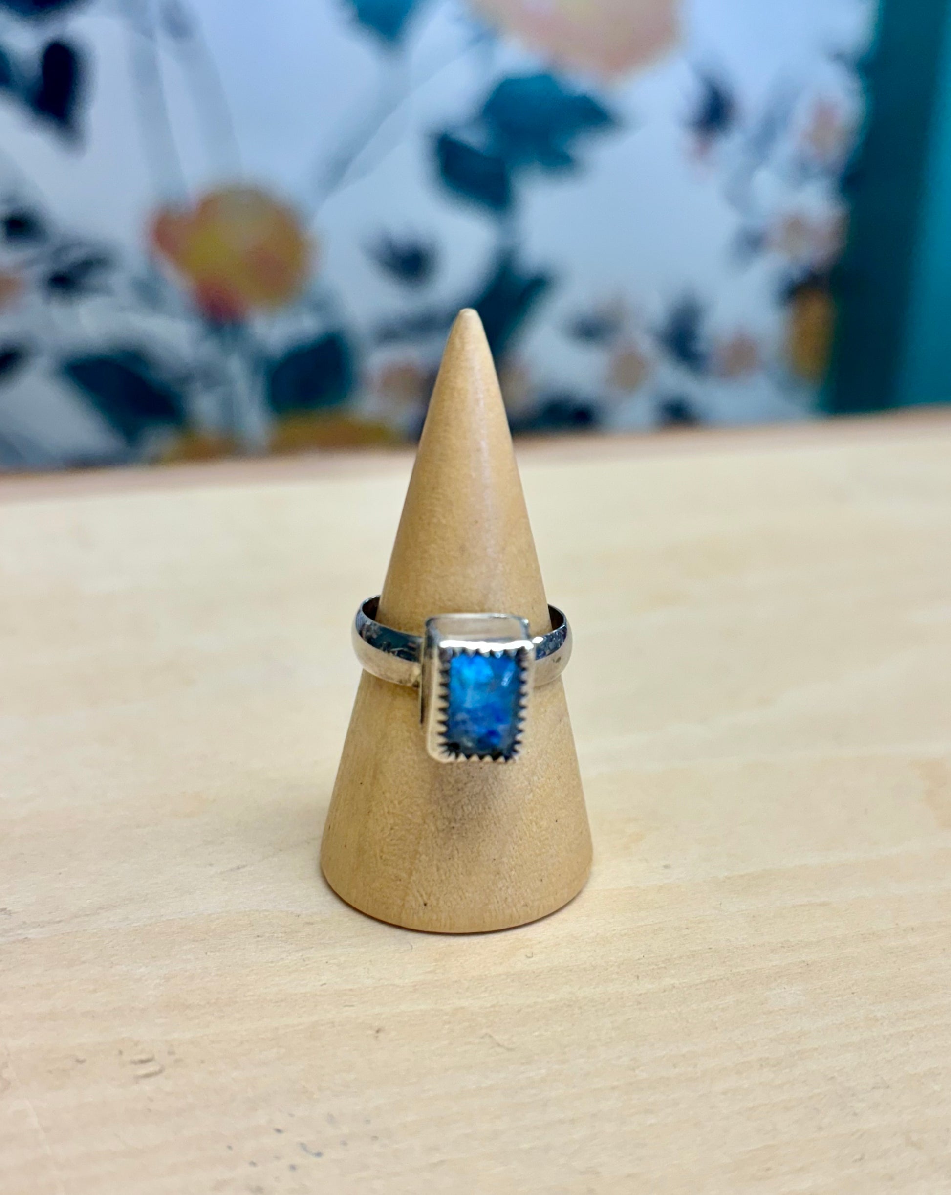 Sterling Silver Moonstone Ring.