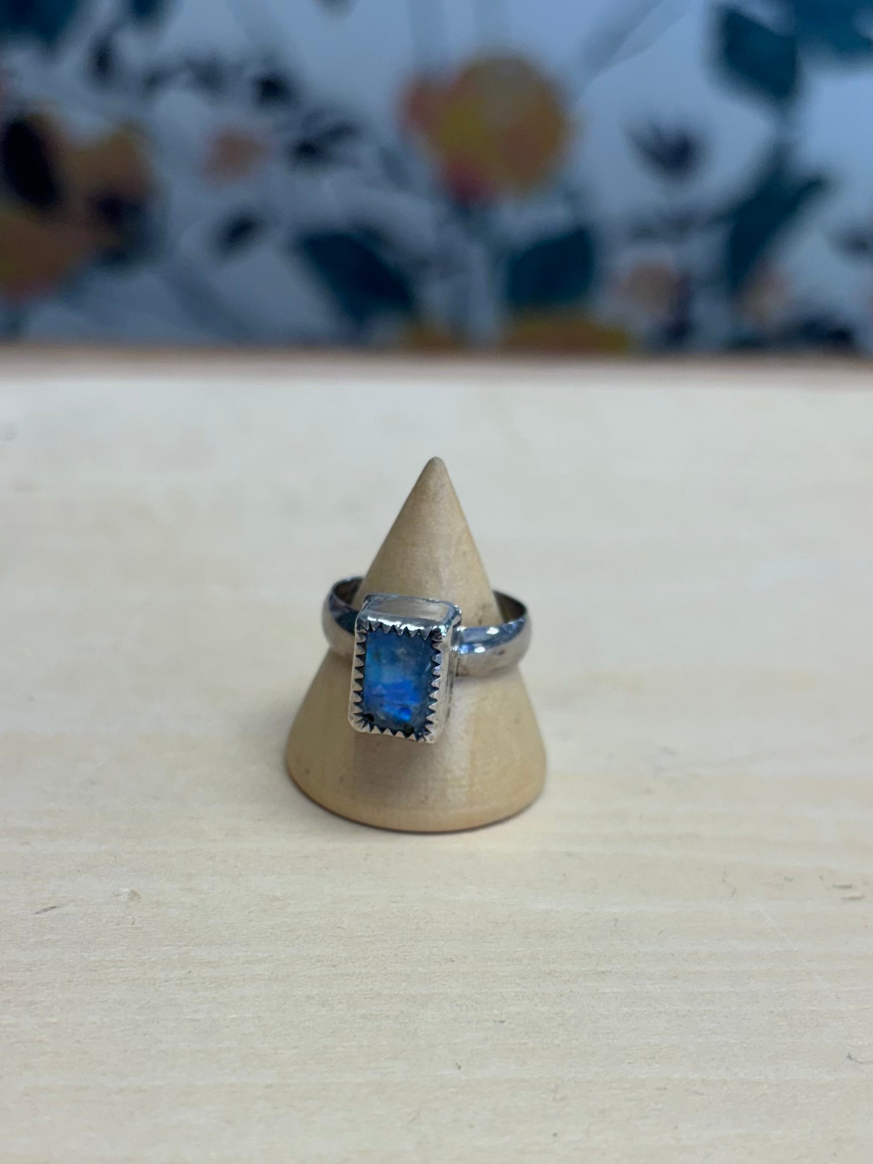 Sterling Silver Moonstone Ring.