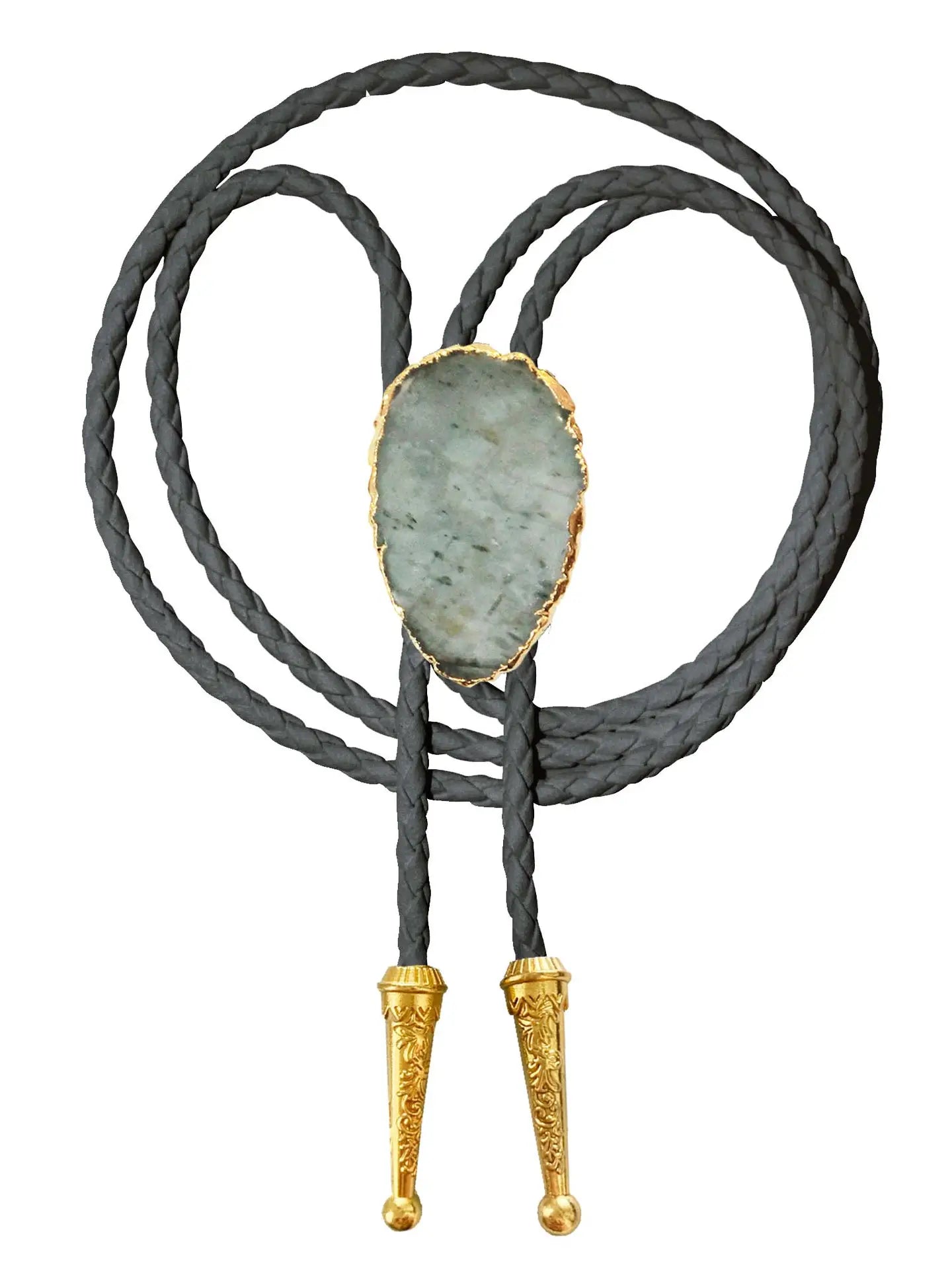 Gemstone Bolo Tie - Aquamarine