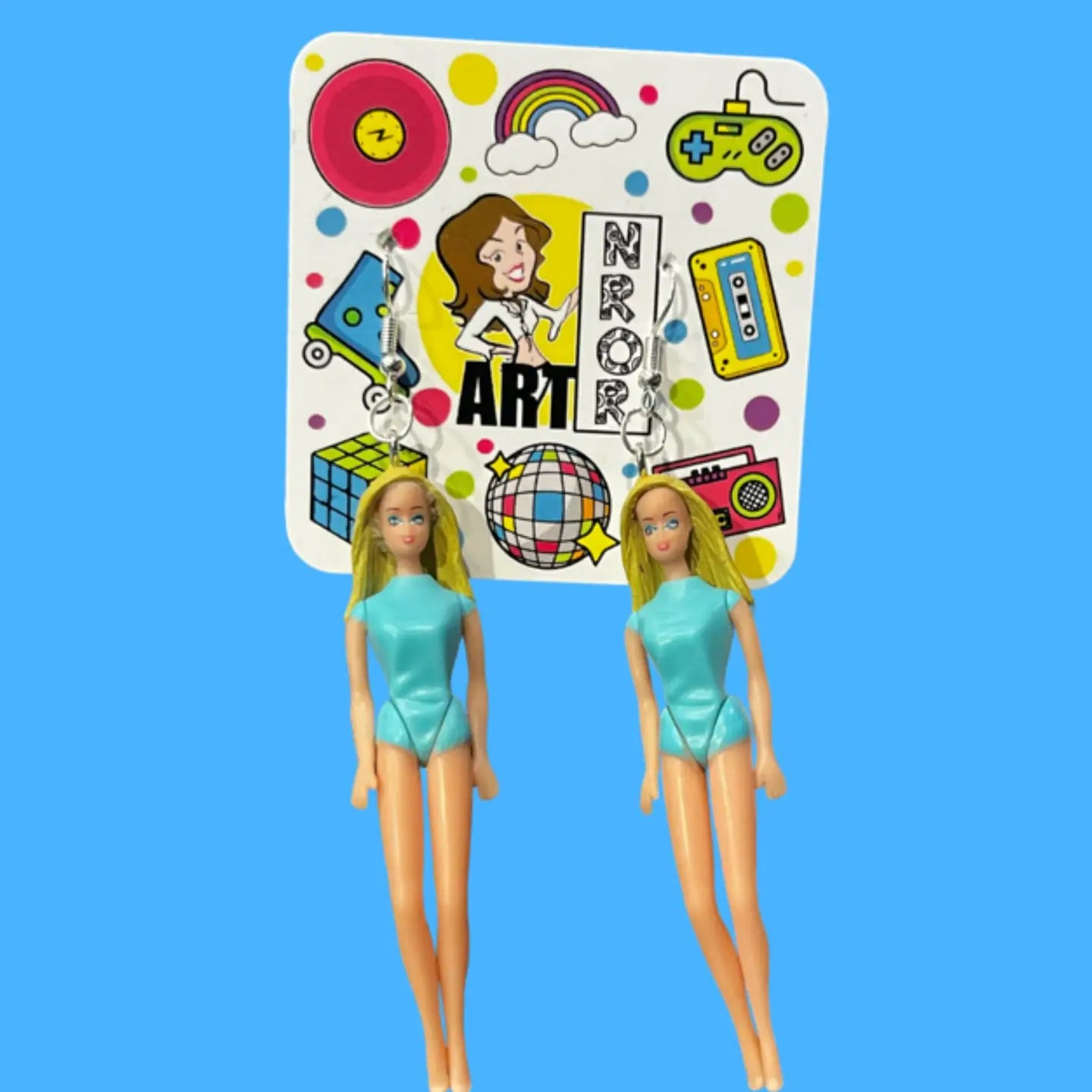 Malibu Barbie Poseable Doll Earrings