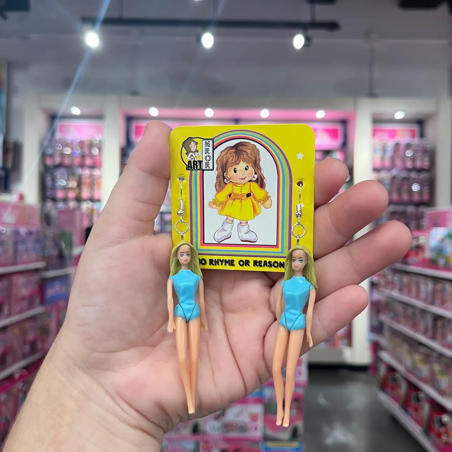 Malibu Barbie Poseable Doll Earrings