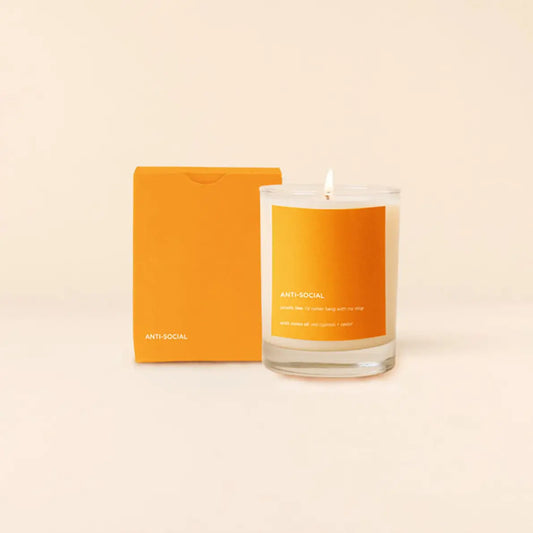 Rocks Glass Candle - Anti-Social