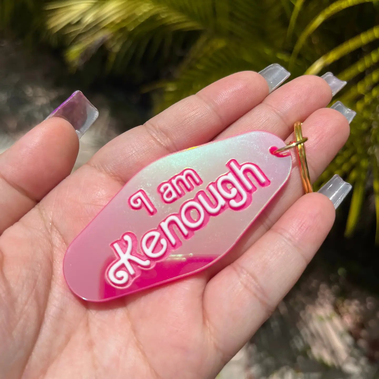 I Am Kenough Keychain