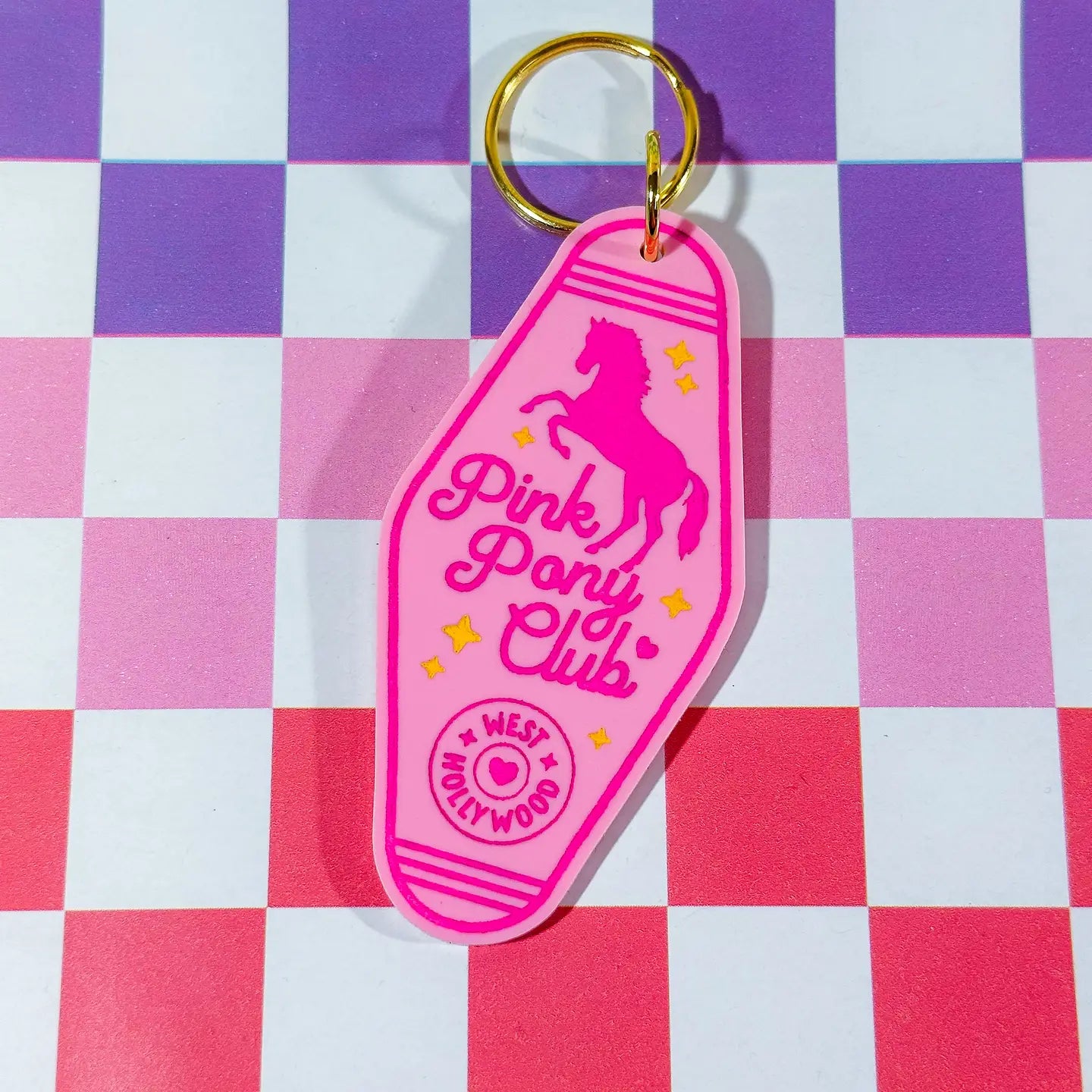 Pink Pony Club Keychain