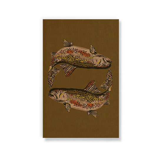 Trout Soft Touch Lay Flat Notebook