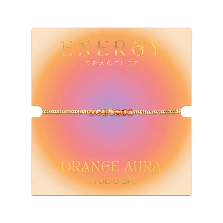 Orange Aura Energy Bracelet