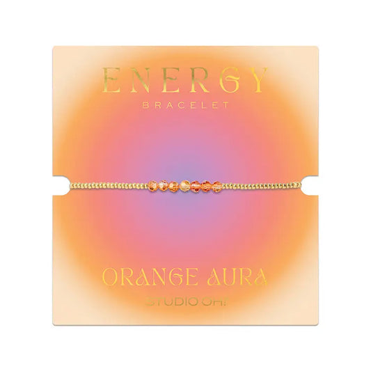 Orange Aura Energy Bracelet