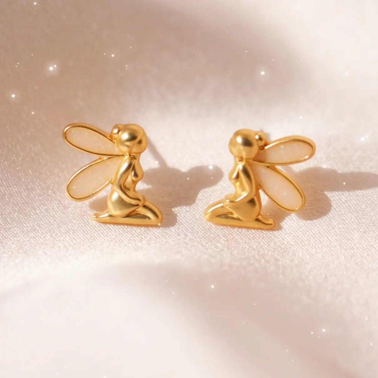 Gold Dipped Fairy Studs