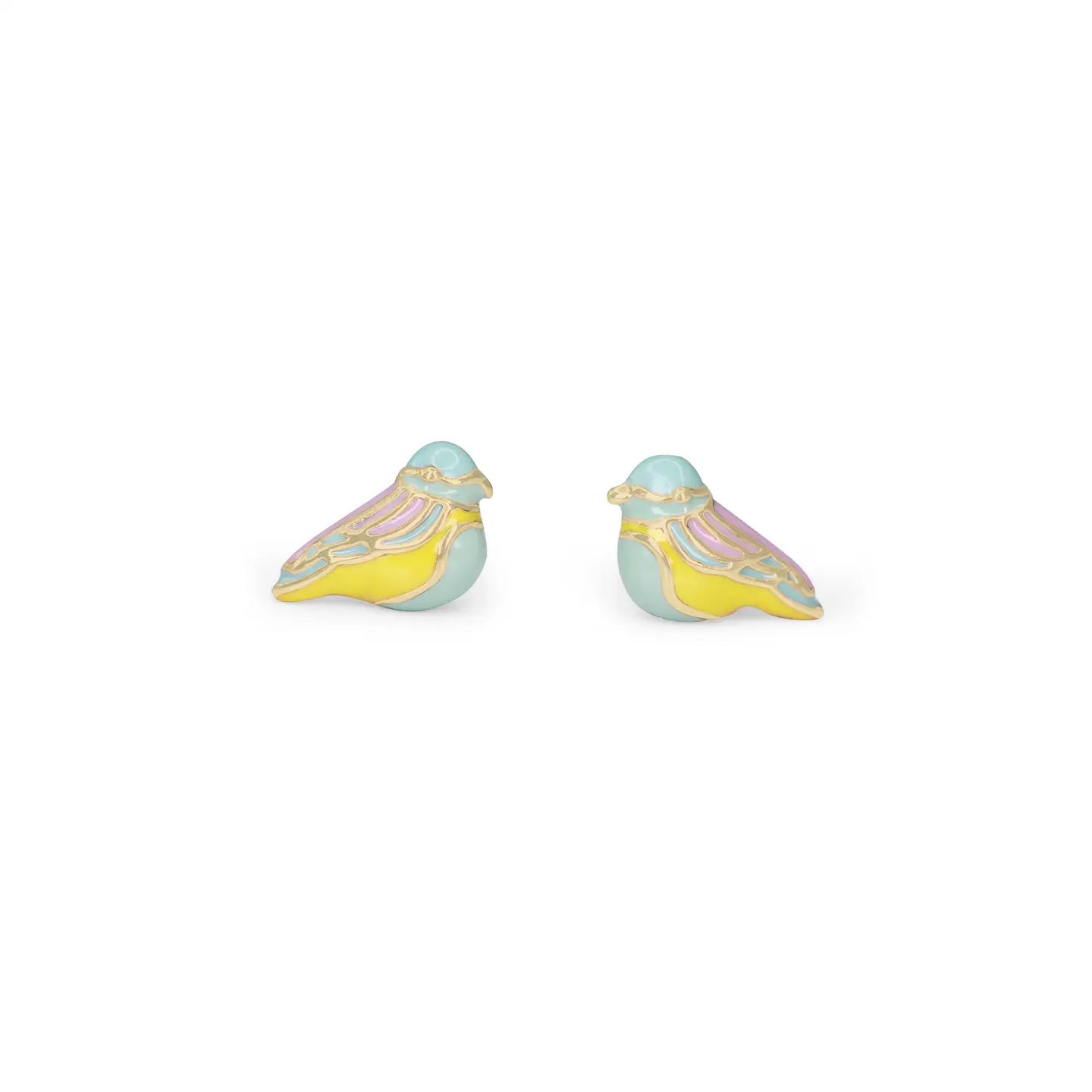 Gold Dipped Song Bird Studs