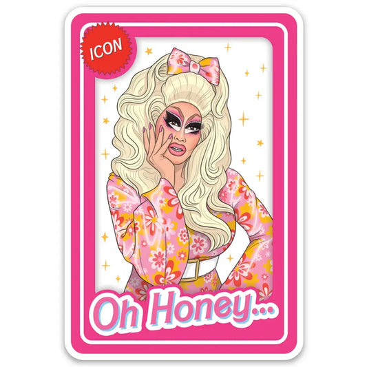 Trixie Oh Honey Die Cut Sticker