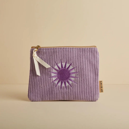 Corduroy Pouch in Lavender