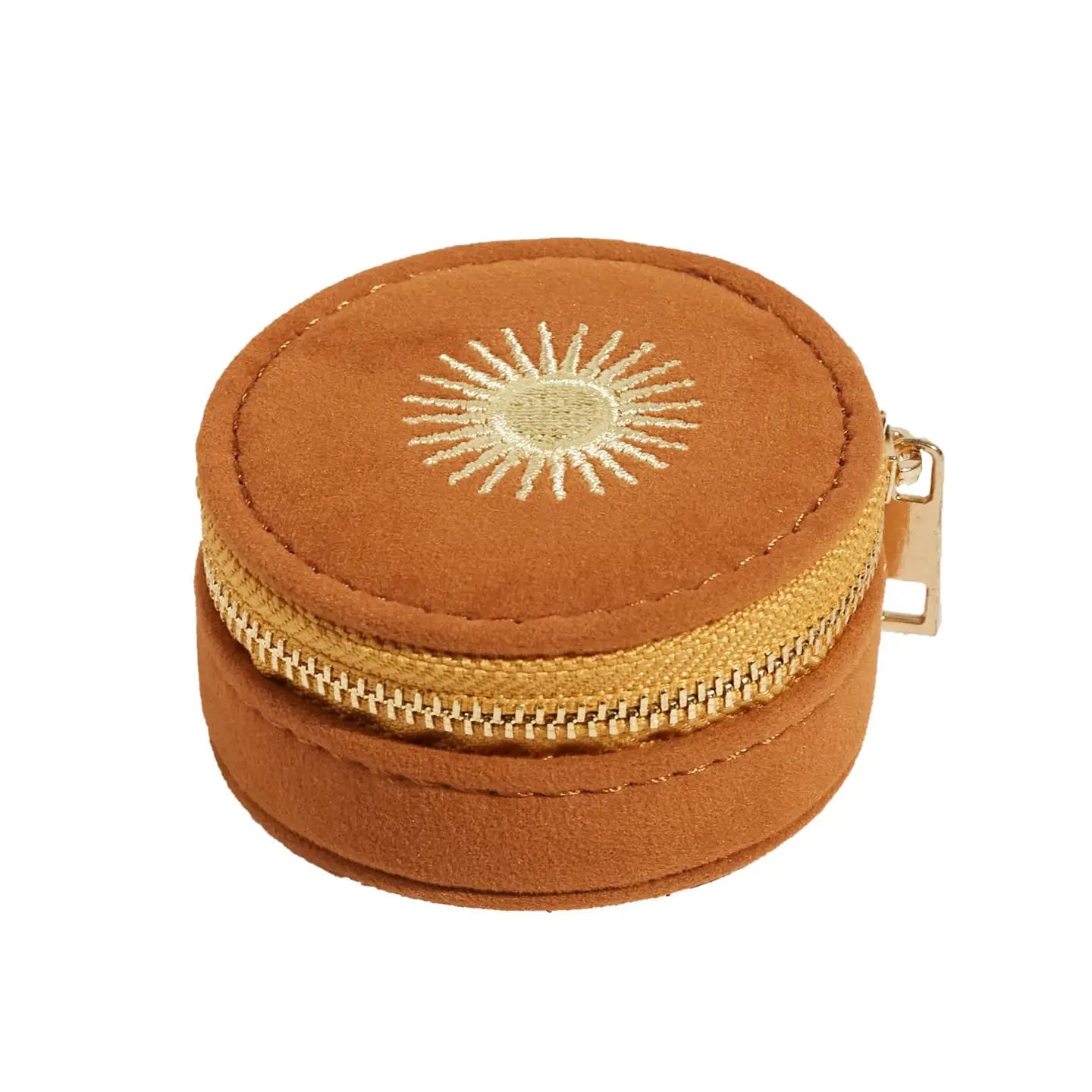 Mini Travel Jewellery Case in Orange