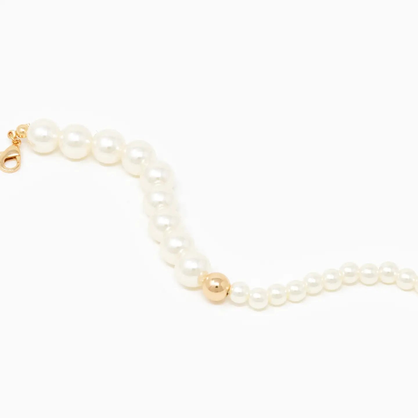 Unique Half and Half Pearl Bracelet