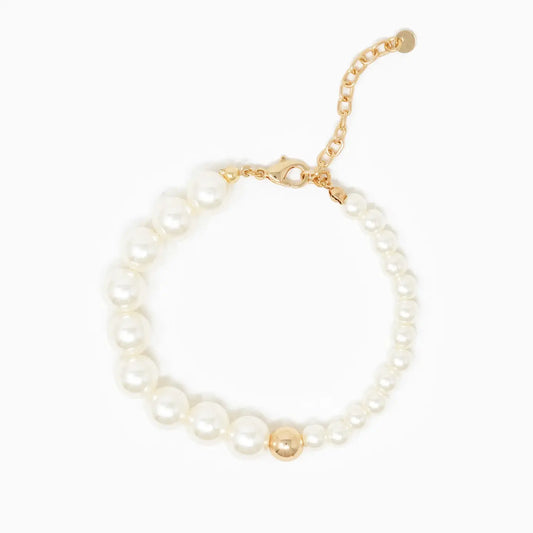 Unique Half and Half Pearl Bracelet