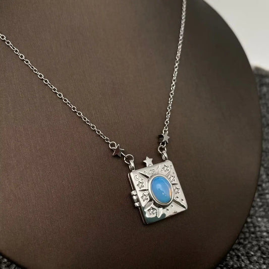 Openables Quare Star Album Charm Necklace