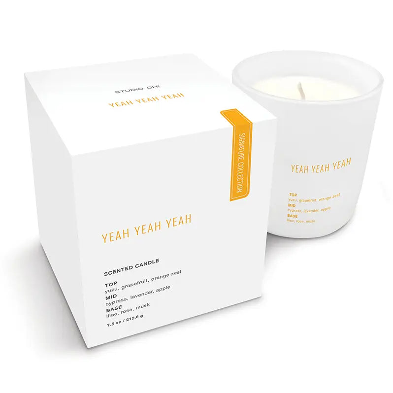 The Yeah Yeah Yeah Signature Candle