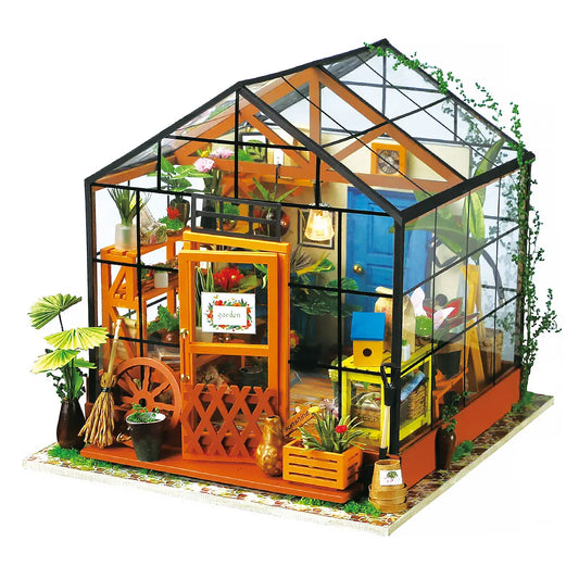 Diy Miniature House Kit: Cathy's Flower House