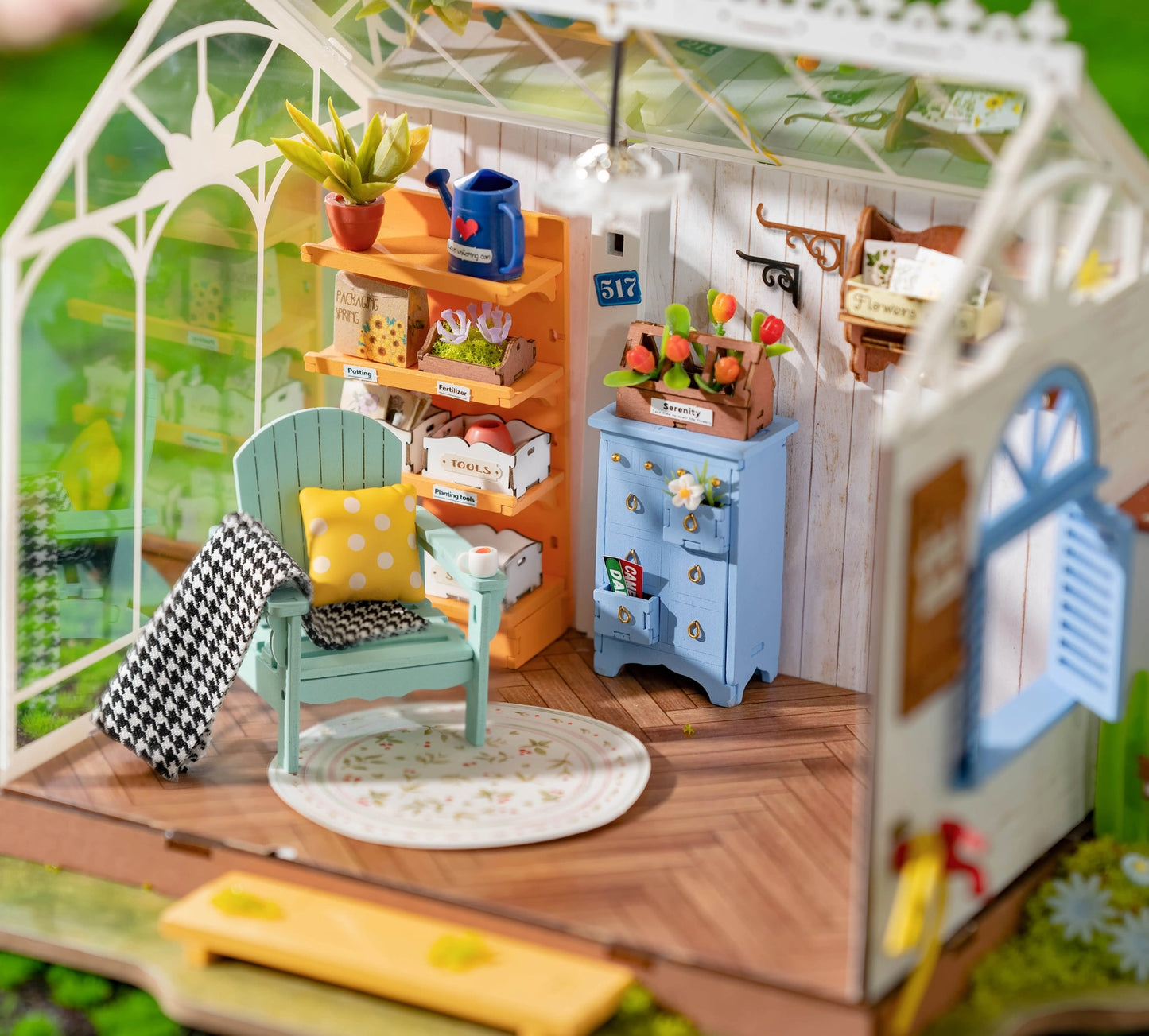 Diy Miniature House Kit: Dreamy Garden House