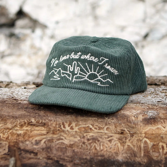 No Home But Where I Roam Corduroy Hat