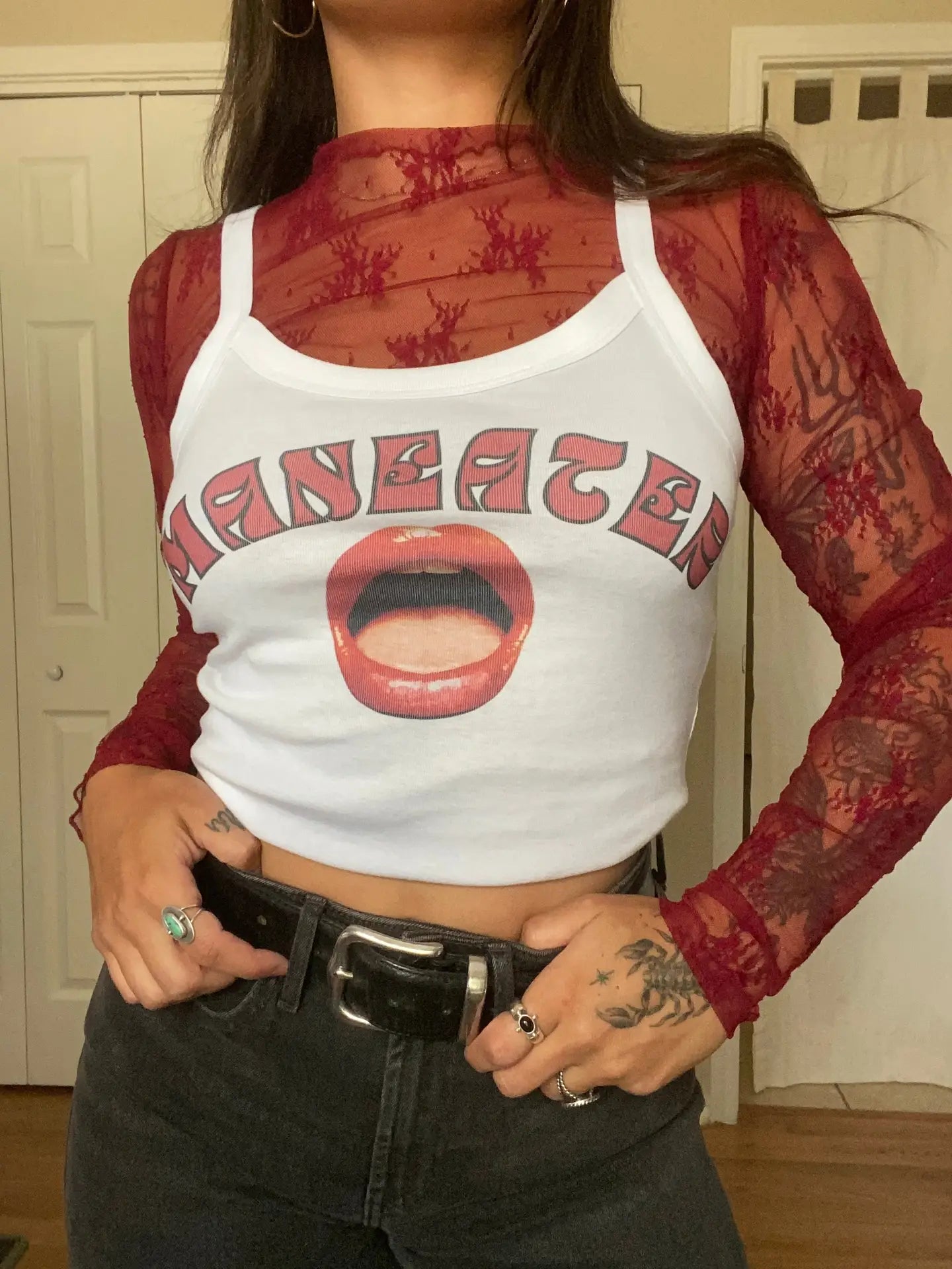 Maneater Strappy Tank Top