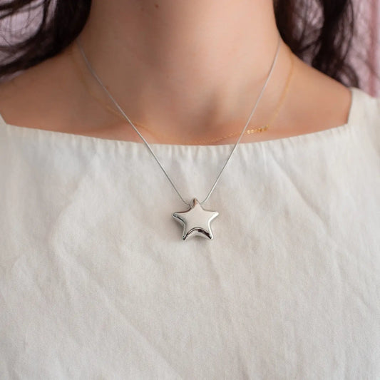 Star Necklace - Silver