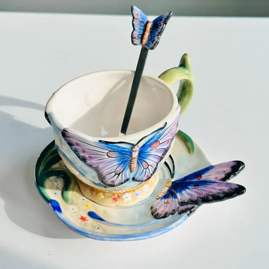 Butterfly Cup & Saucer Set