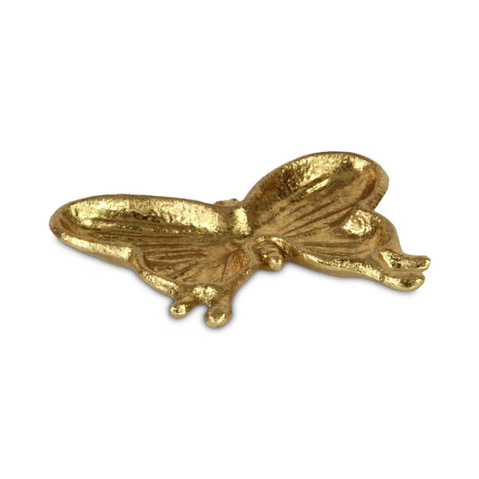 Golden Butterfly Cast Iron Catchall Tray