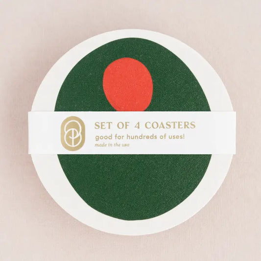 Olive Coaster - Set of 4