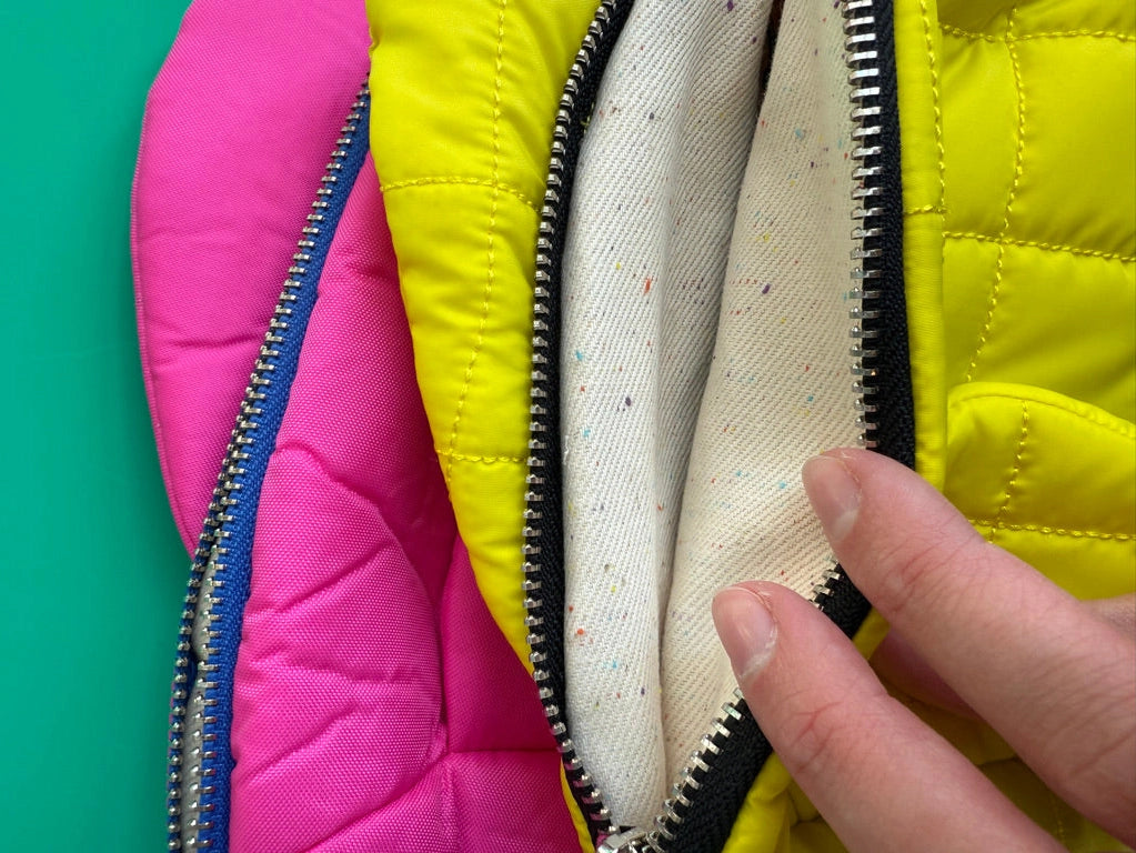 The Fish Bag - Sporty Yellow by Curlworks