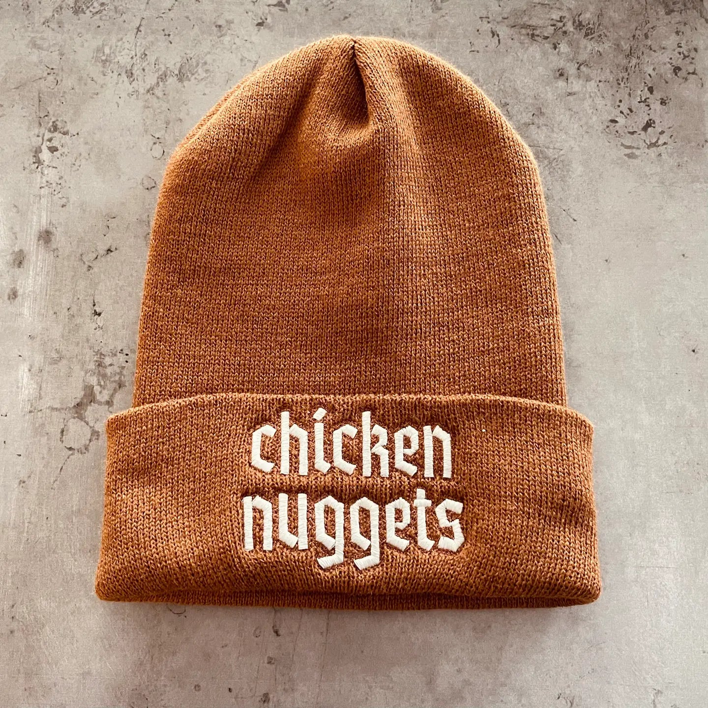 Chicken Nuggets Knit Beanie