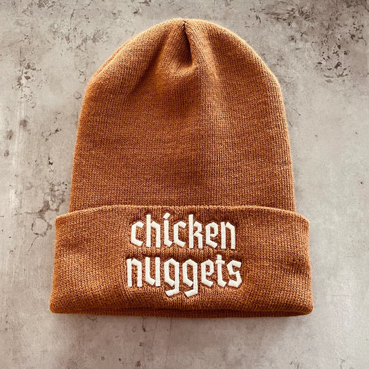 Chicken Nuggets Knit Beanie