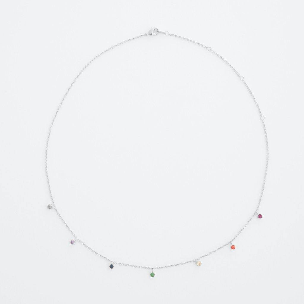 Rainbow Crystal Stardust Necklace