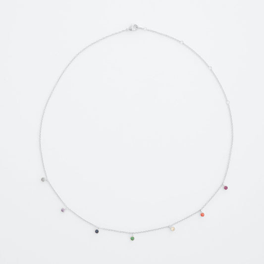 Rainbow Crystal Stardust Necklace