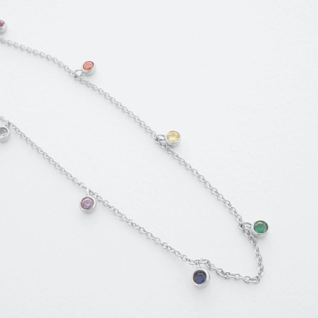 Rainbow Crystal Stardust Necklace