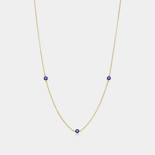 Evil Eye Necklace - Gold