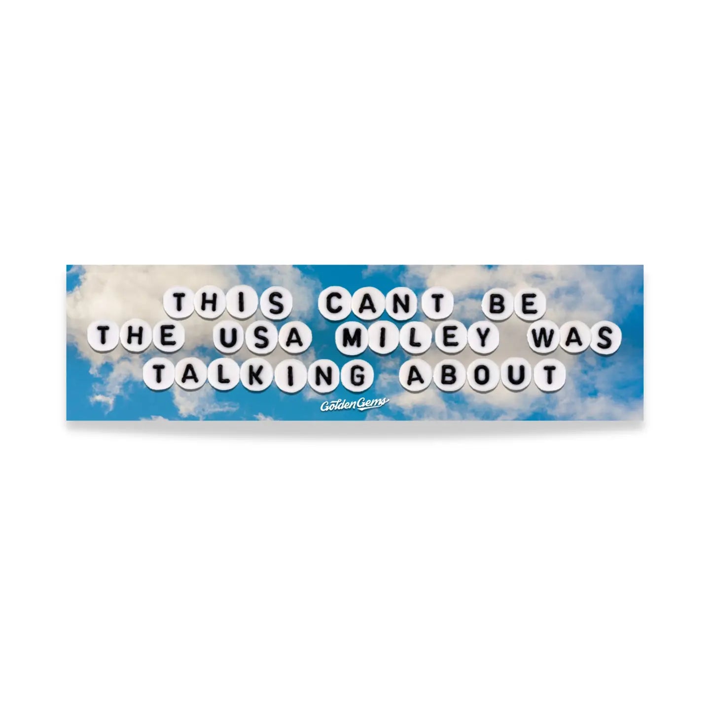 Party In The USA Bumper Sticker