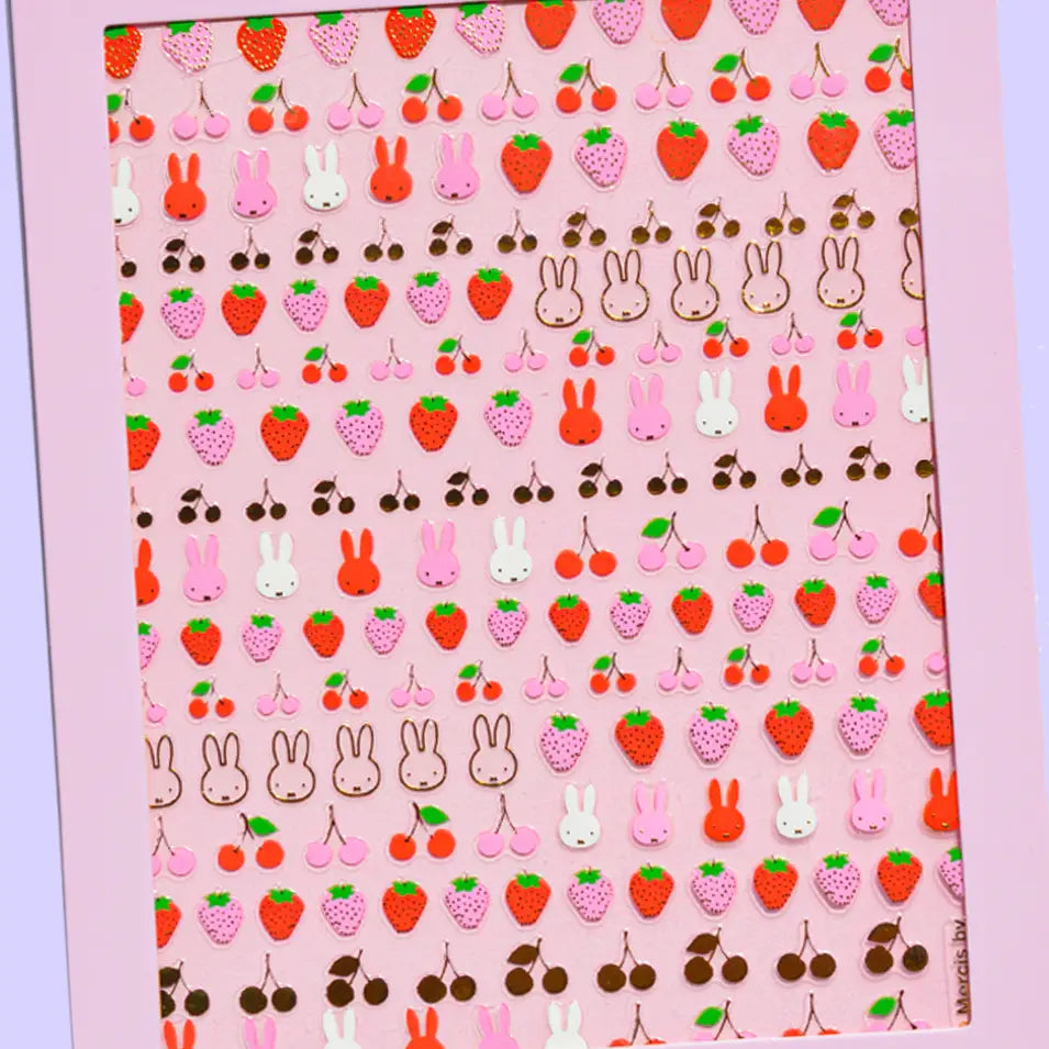 Nail Art Stickers - Miffy Is Sweet